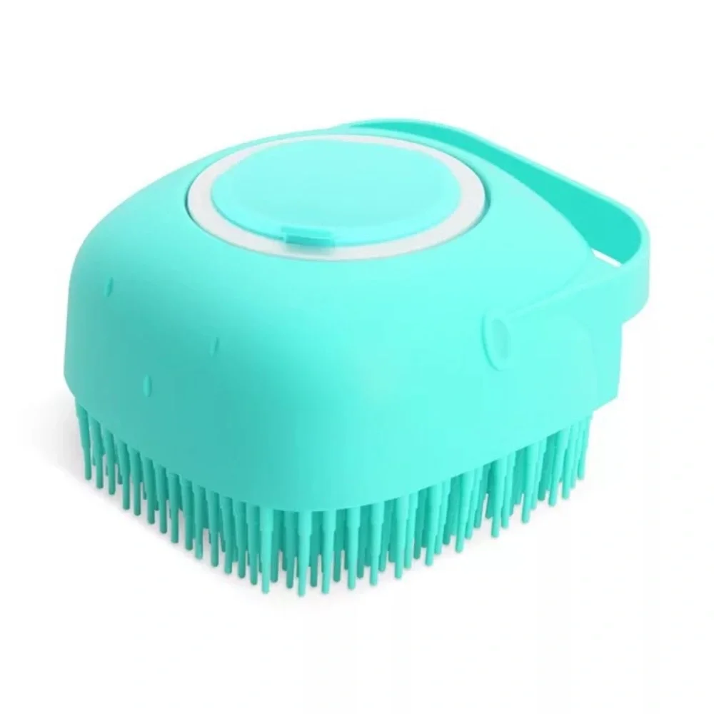 Pet grooming package, shower brush, hair remover glove